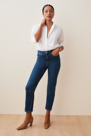 SPANXsculpt? ReDefine Slim Straight Jeans | Medium Indigo