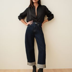 SPANXshape?  Authentic 360 Cuffed Horseshoe Jeans | Marina