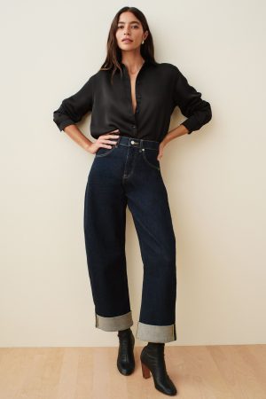 SPANXshape? Authentic 360 Cuffed Horseshoe Jeans | Marina