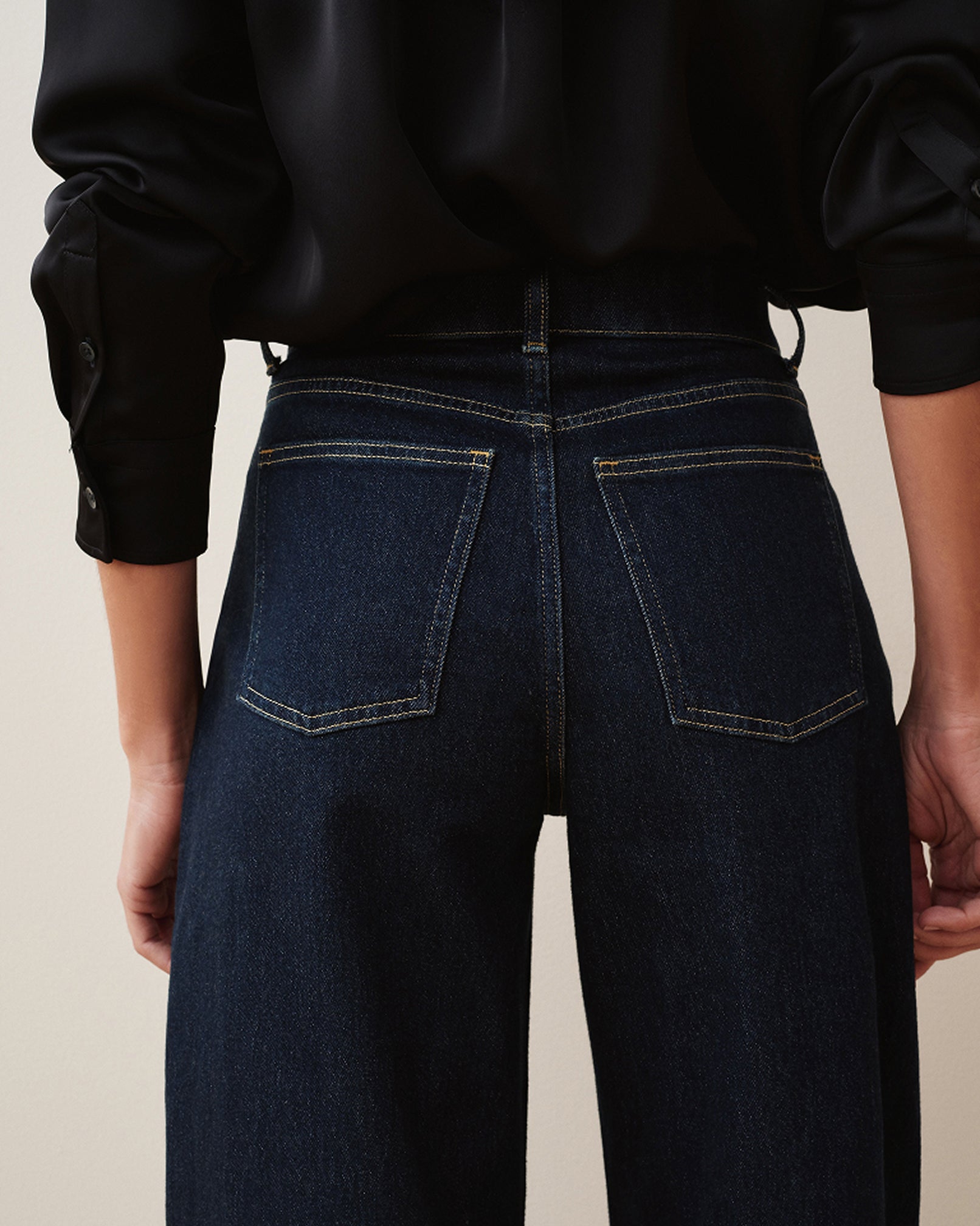 SPANXshape? Authentic 360 Cuffed Horseshoe Jeans | Marina - Image 2