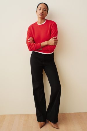 SPANXsupersmooth? Stretch Twill Easy Flare Pant | Classic Black