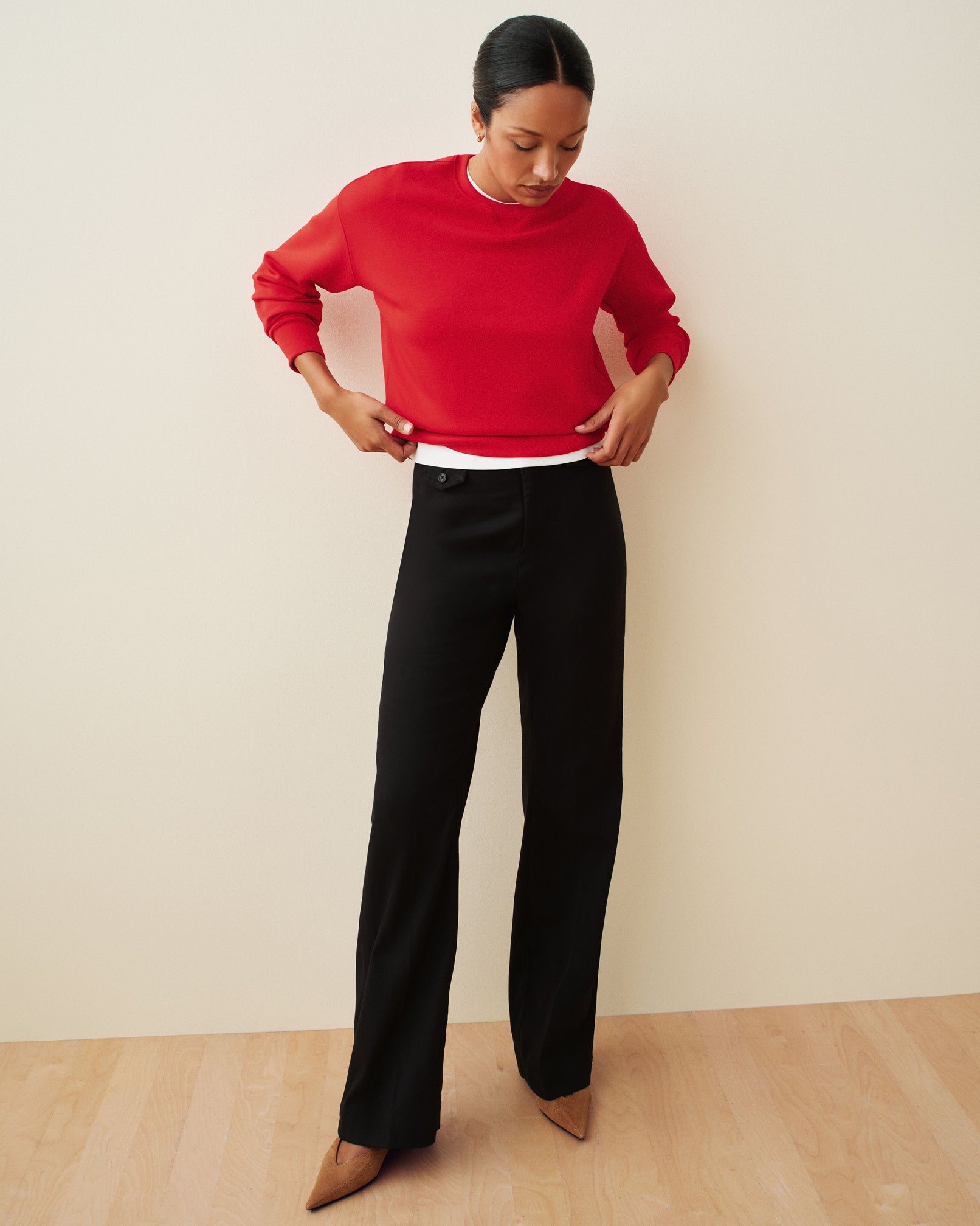 SPANXsupersmooth? Stretch Twill Easy Flare Pant | Classic Black - Image 2