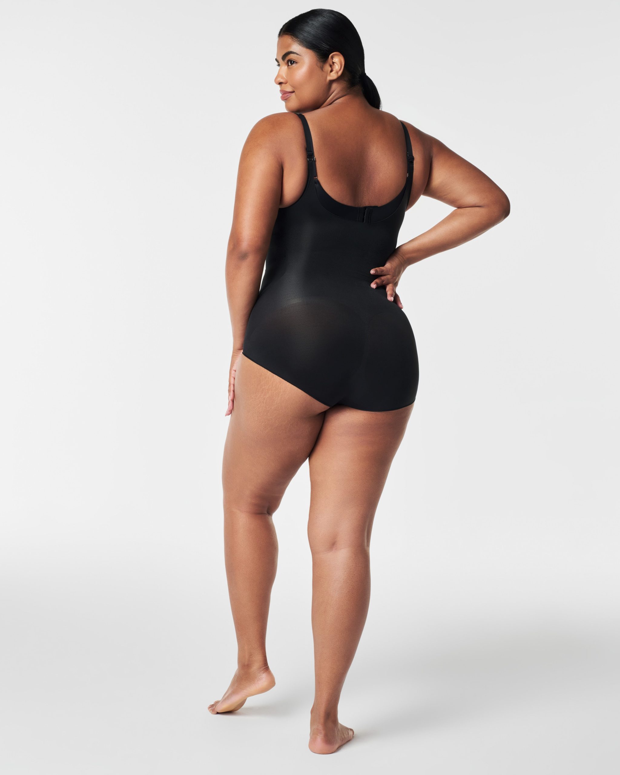 SPANXsculpt? OnCore Open-Bust Brief Bodysuit | Very Black - Image 2