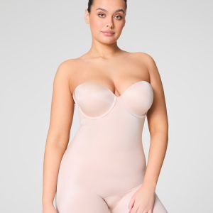 SPANXshape?  Suit Your Fancy Strapless Cupped Mid-Thigh Bodysuit