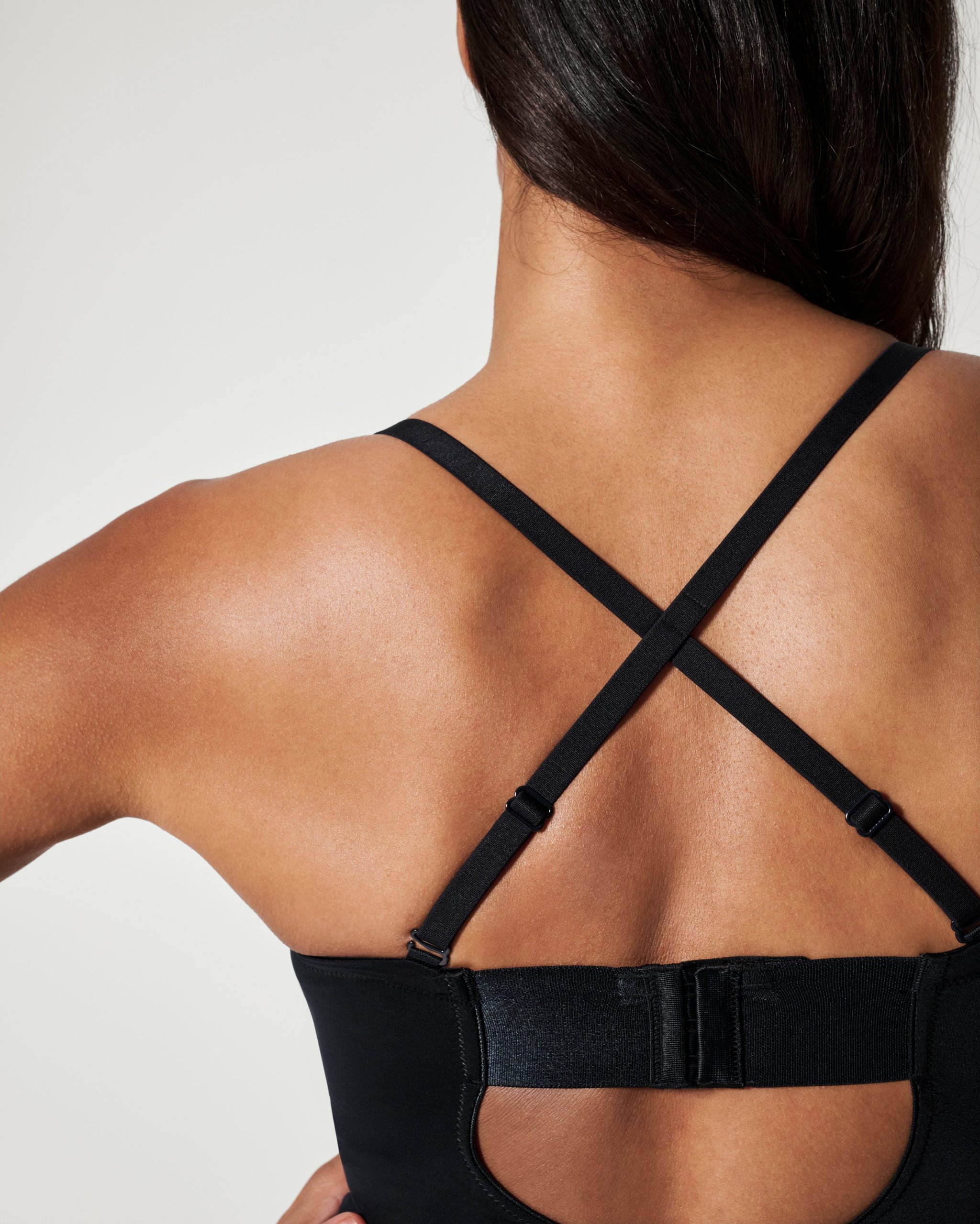 SPANXshape? Suit Your Fancy Strapless Cupped Brief Bodysuit | Very Black - Image 4