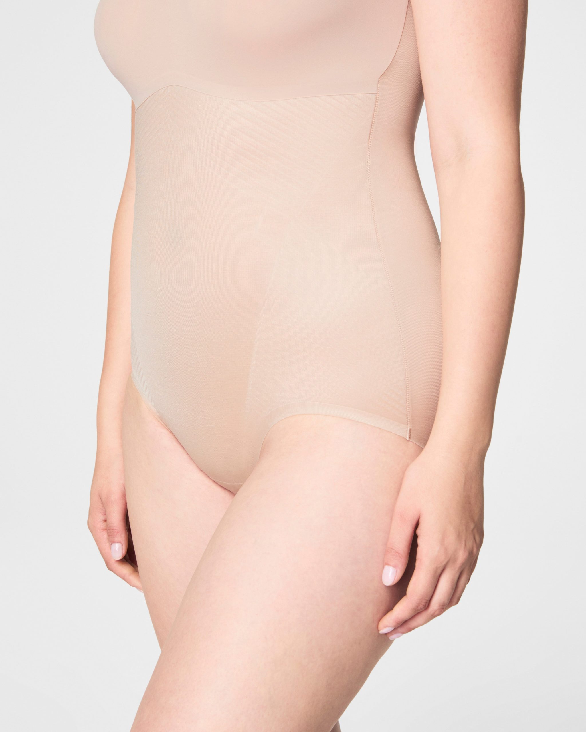 SPANXshape? Invisible Tank Brief Bodysuit | Champagne Beige - Image 3