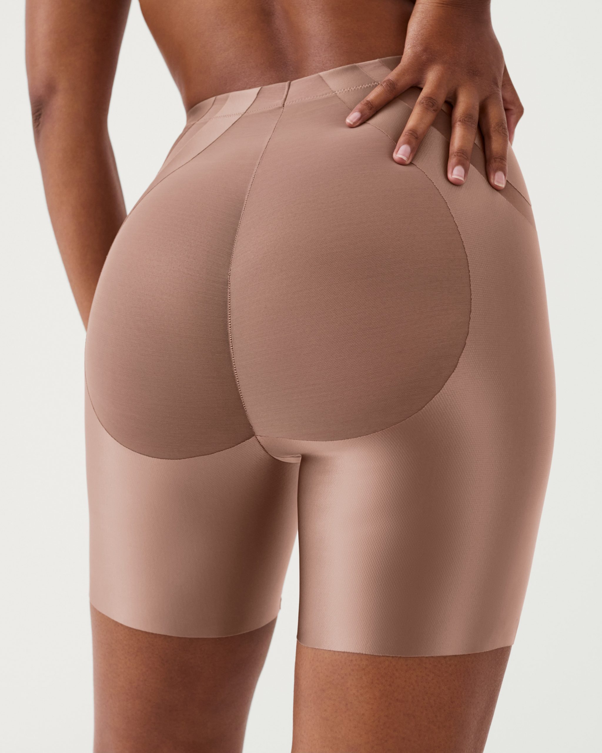 SPANXshape? Booty-Lifting Mid-Thigh Short | Cafe Au Lait - Image 2