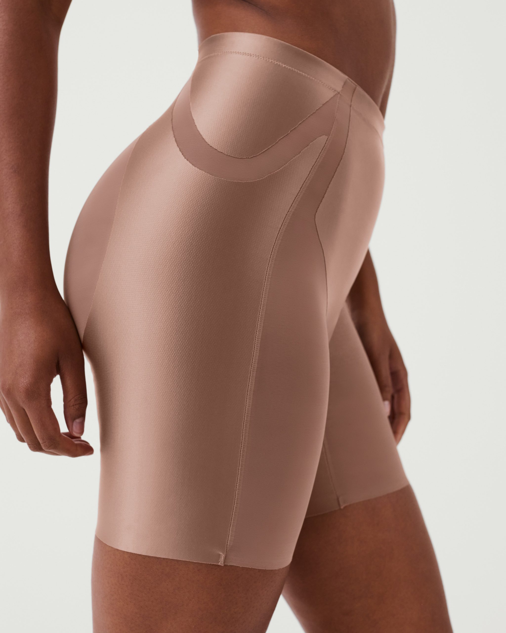 SPANXshape? Booty-Lifting Mid-Thigh Short | Cafe Au Lait - Image 3