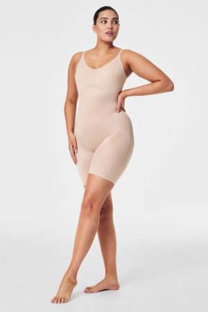 SPANXshape? Invisible Mid-Thigh Bodysuit | Champagne Beige