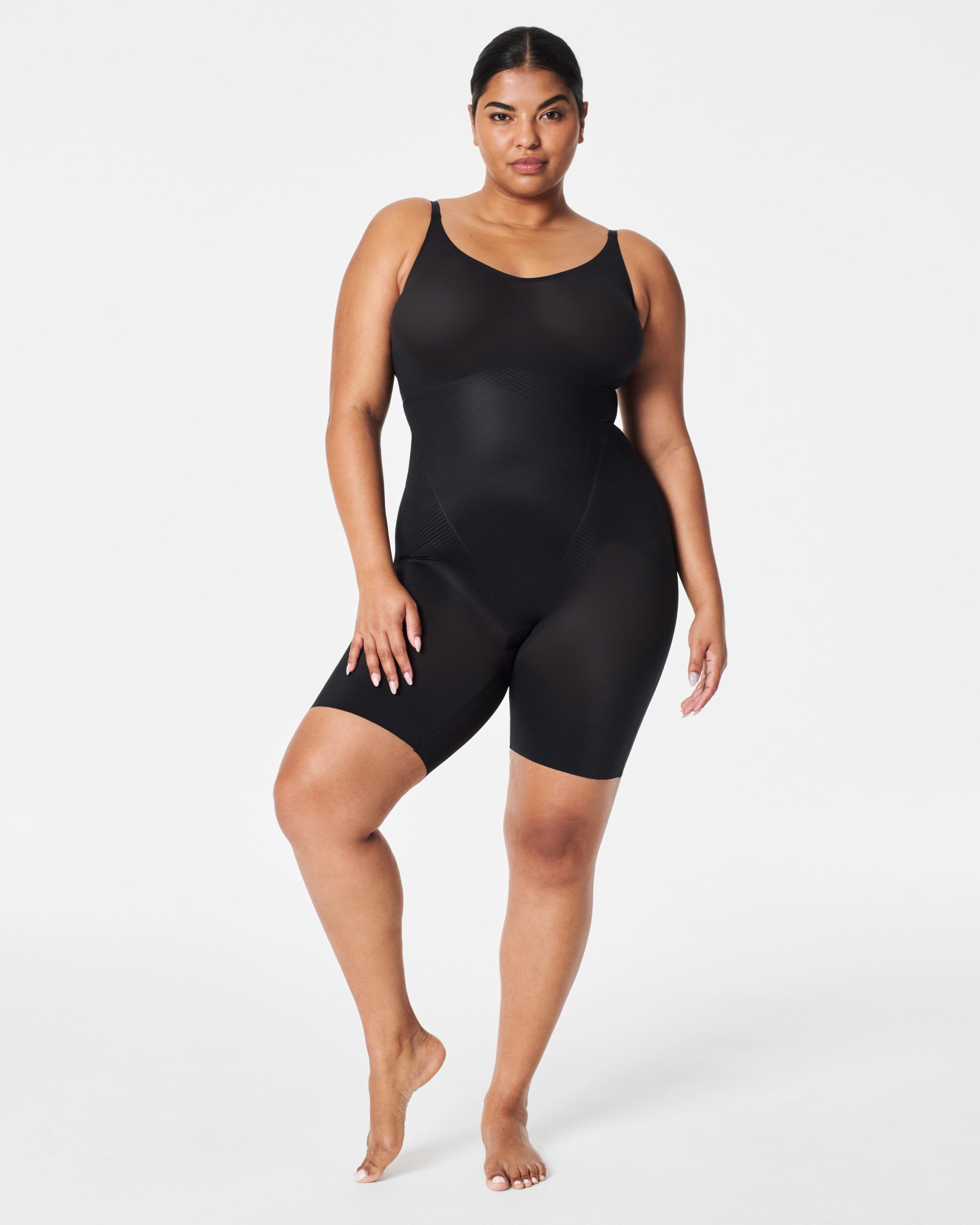 SPANXshape? Invisible Mid-Thigh Bodysuit | Very Black