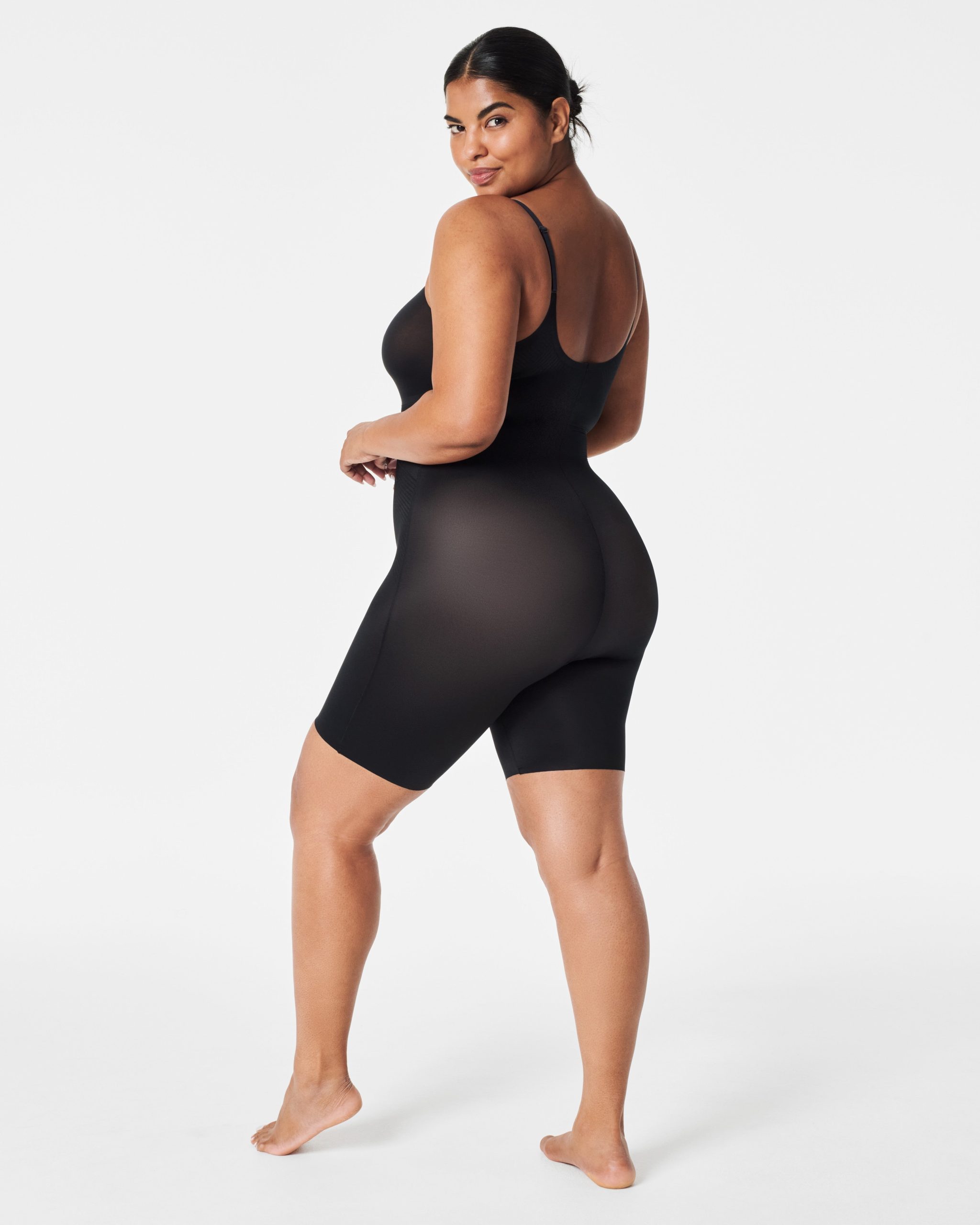 SPANXshape? Invisible Mid-Thigh Bodysuit | Very Black - Image 3
