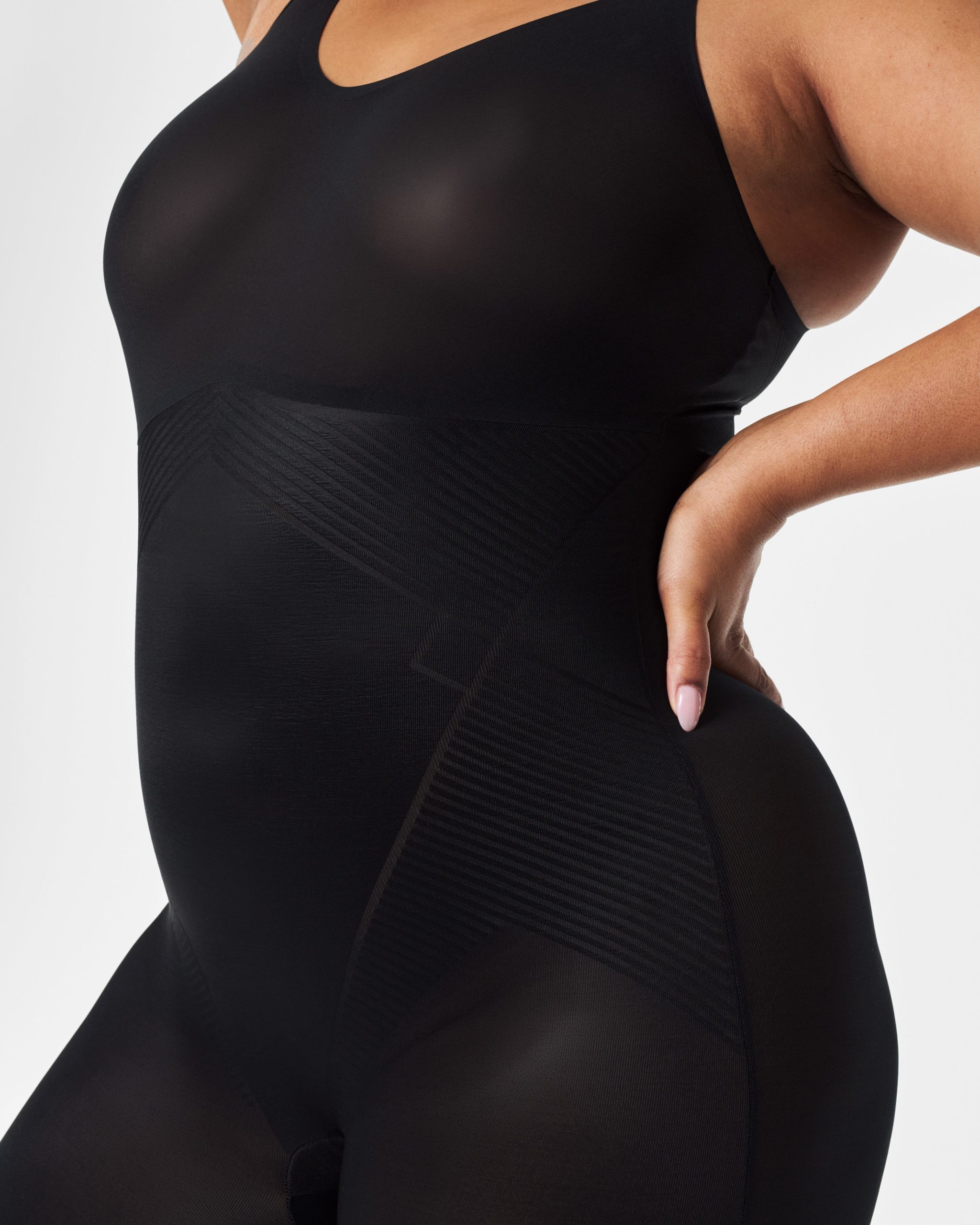 SPANXshape? Invisible Mid-Thigh Bodysuit | Very Black - Image 2
