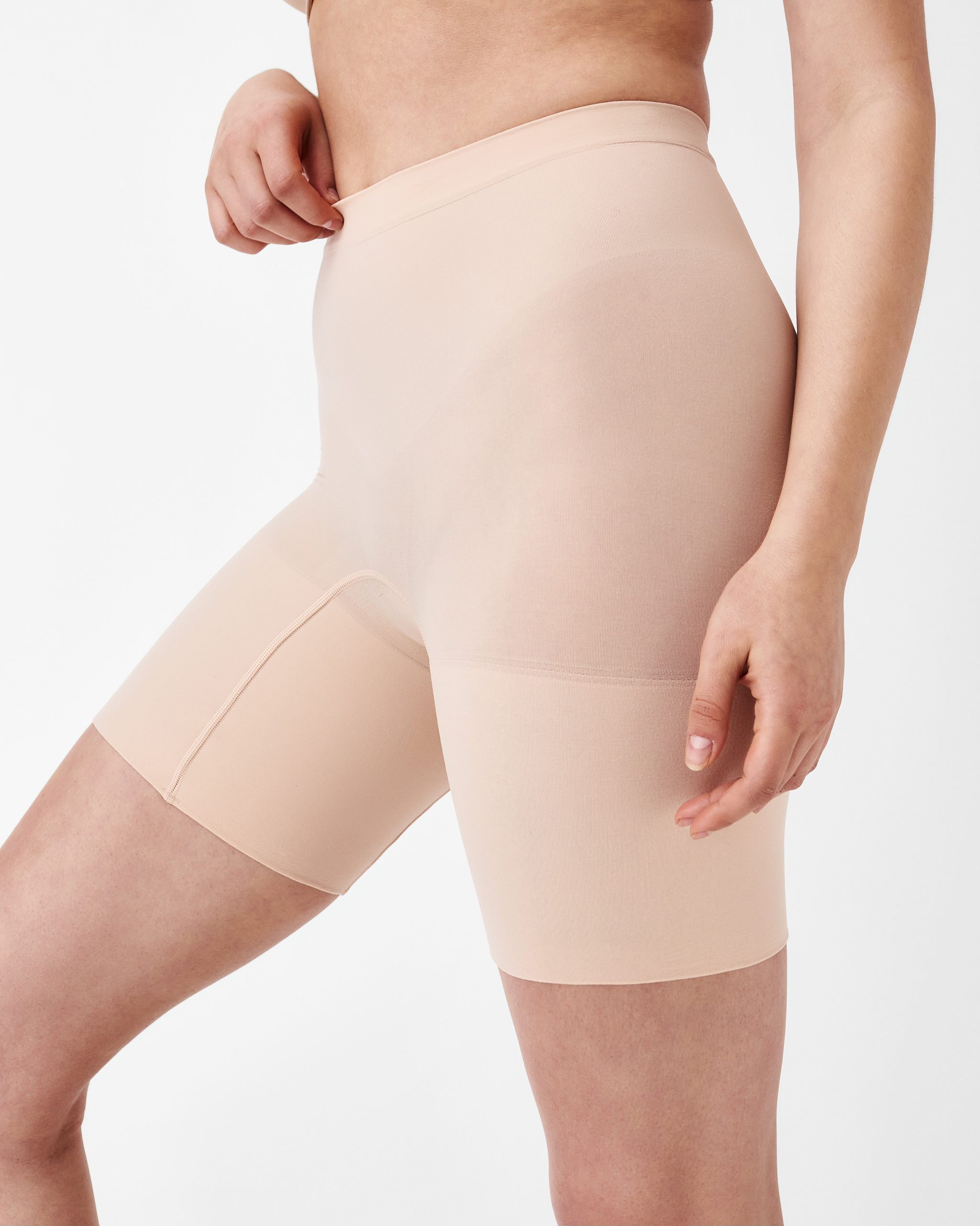 SPANXsculpt? Seamless Power Mid-Thigh Short | Soft Nude - Image 2
