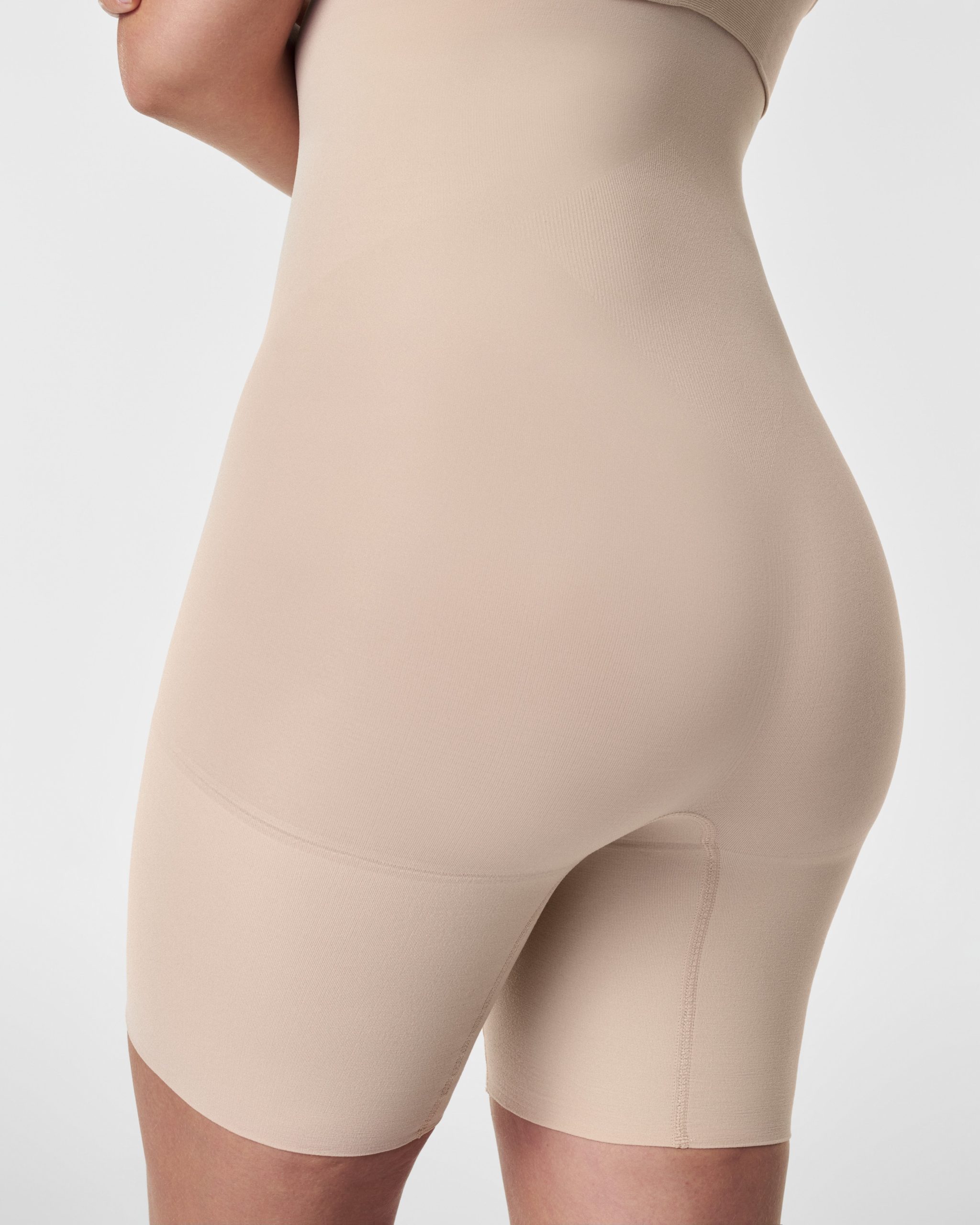 SPANXsculpt? Seamless Power High-Waisted Mid-Thigh Short | Soft Nude - Image 3