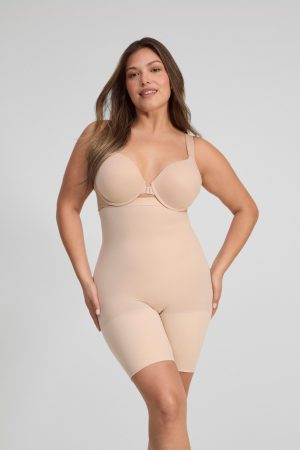 SPANXsculpt? Seamless Power High-Waisted Mid-Thigh Short | Soft Nude