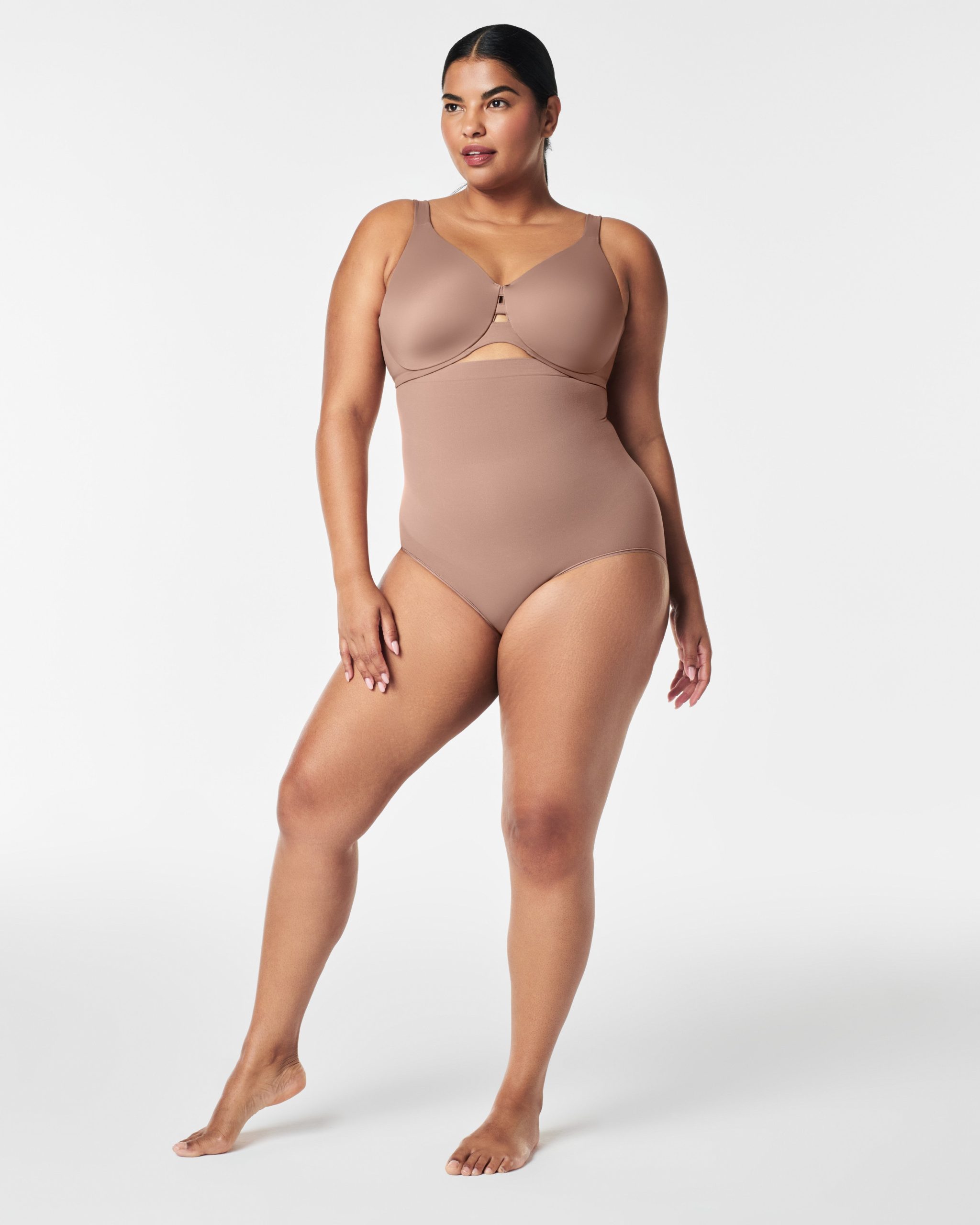 SPANXsculpt? Seamless Power High-Waisted Brief | Cafe Au Lait - Image 5