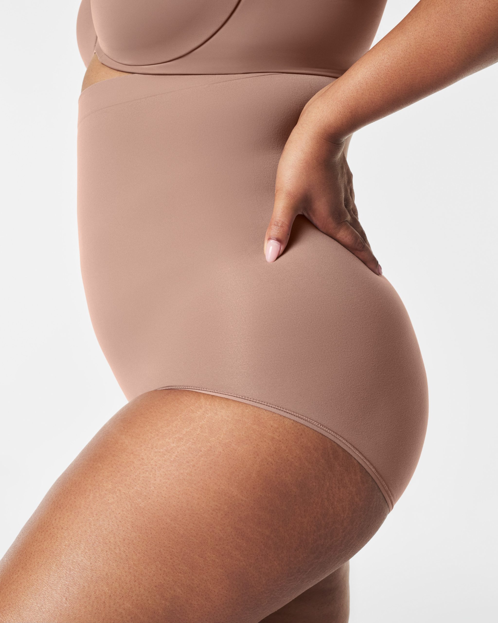 SPANXsculpt? Seamless Power High-Waisted Brief | Cafe Au Lait - Image 3