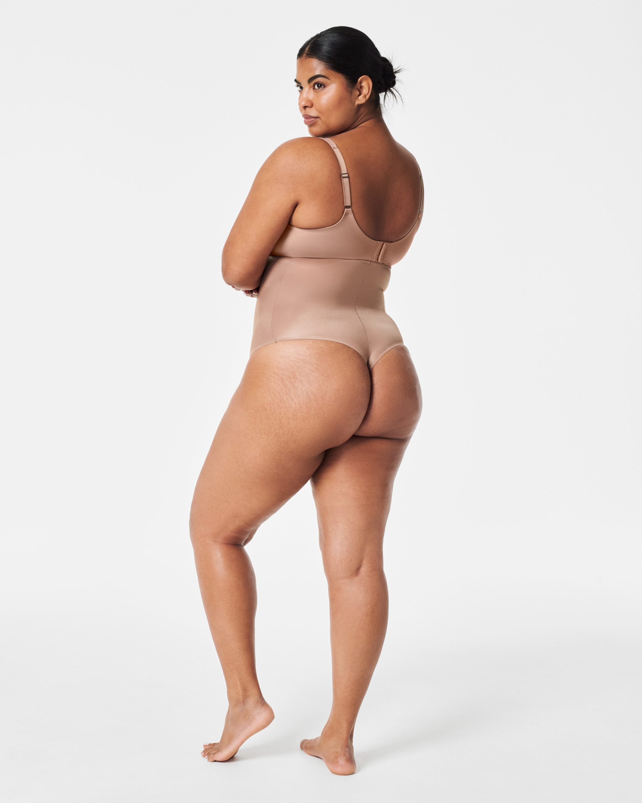 SPANXshape? Invisible High-Waisted Thong | Cafe Au Lait - Image 4