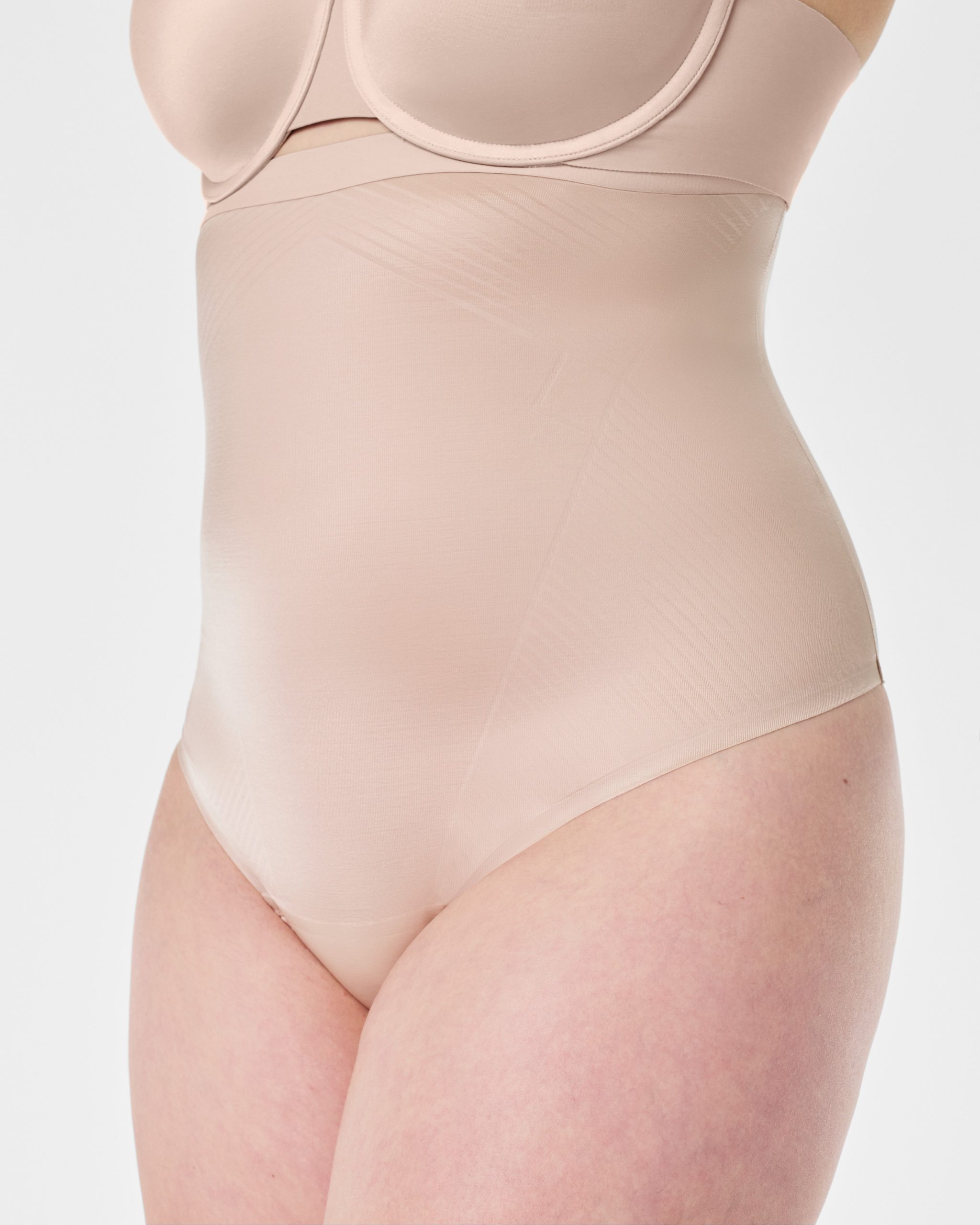 SPANXshape? Invisible High-Waisted Thong | Champagne Beige - Image 5
