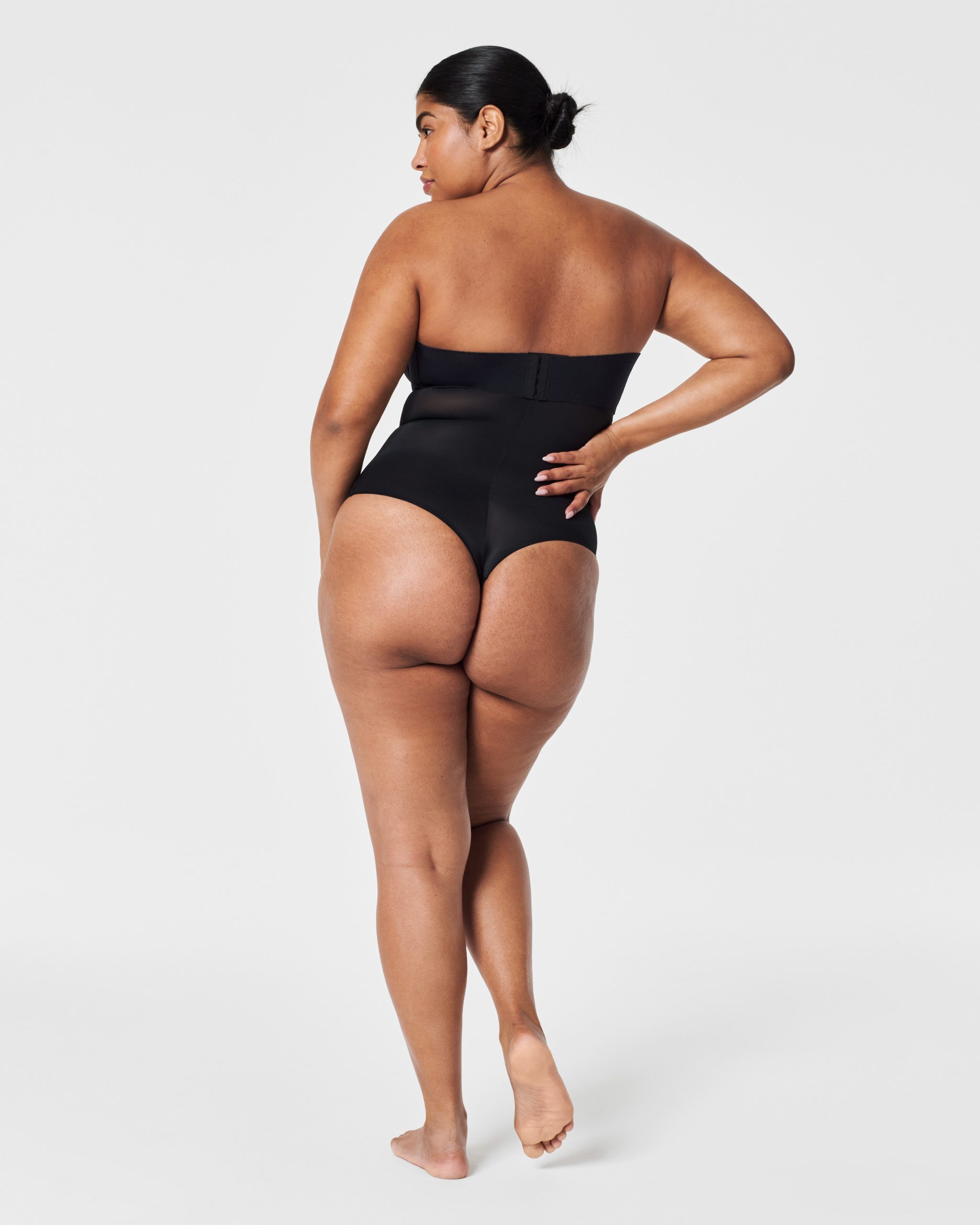 SPANXshape? Invisible High-Waisted Thong | Very Black - Image 4