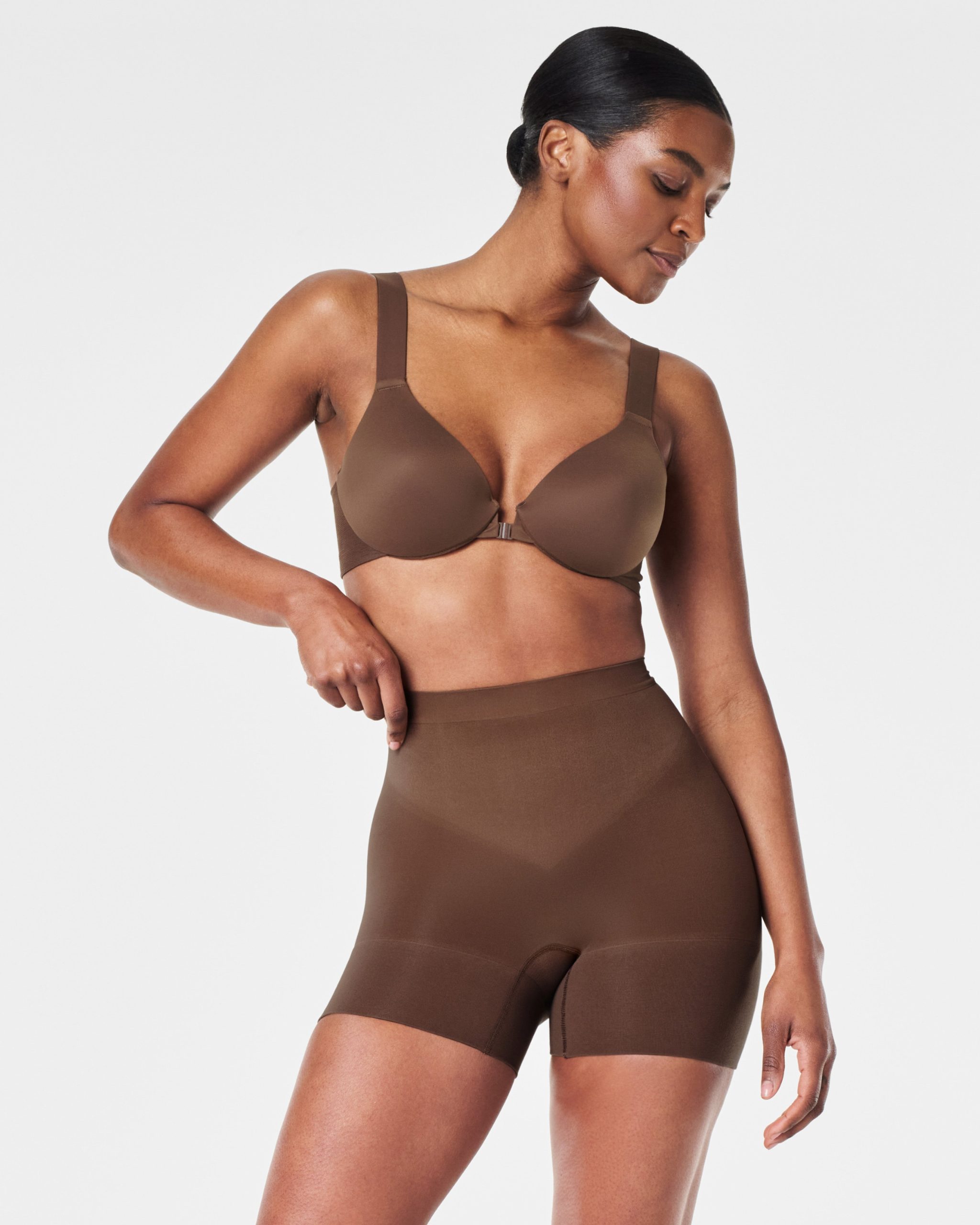 SPANXsculpt? Seamless Power Shorty | Chestnut Brown