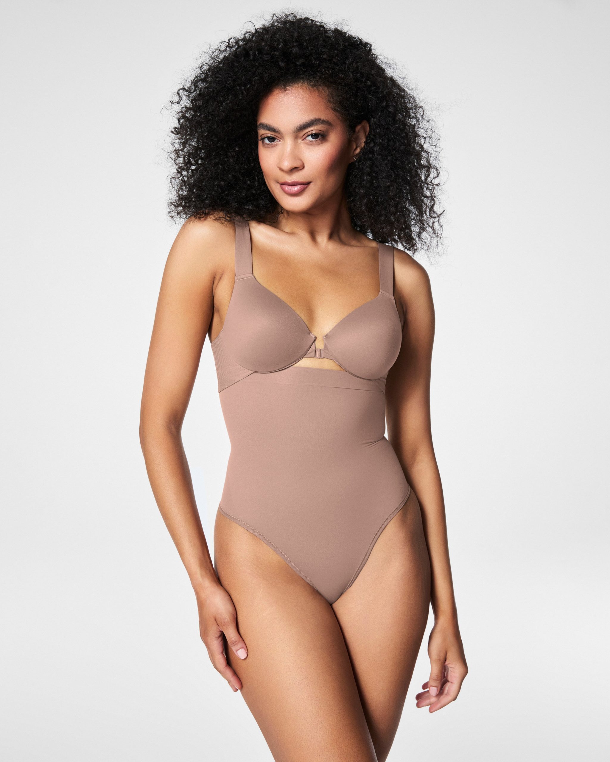 SPANXsculpt? Seamless Power High-Waisted Thong | Cafe Au Lait