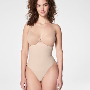 SPANXsculpt?  Seamless Power High-Waisted Thong | Soft Nude