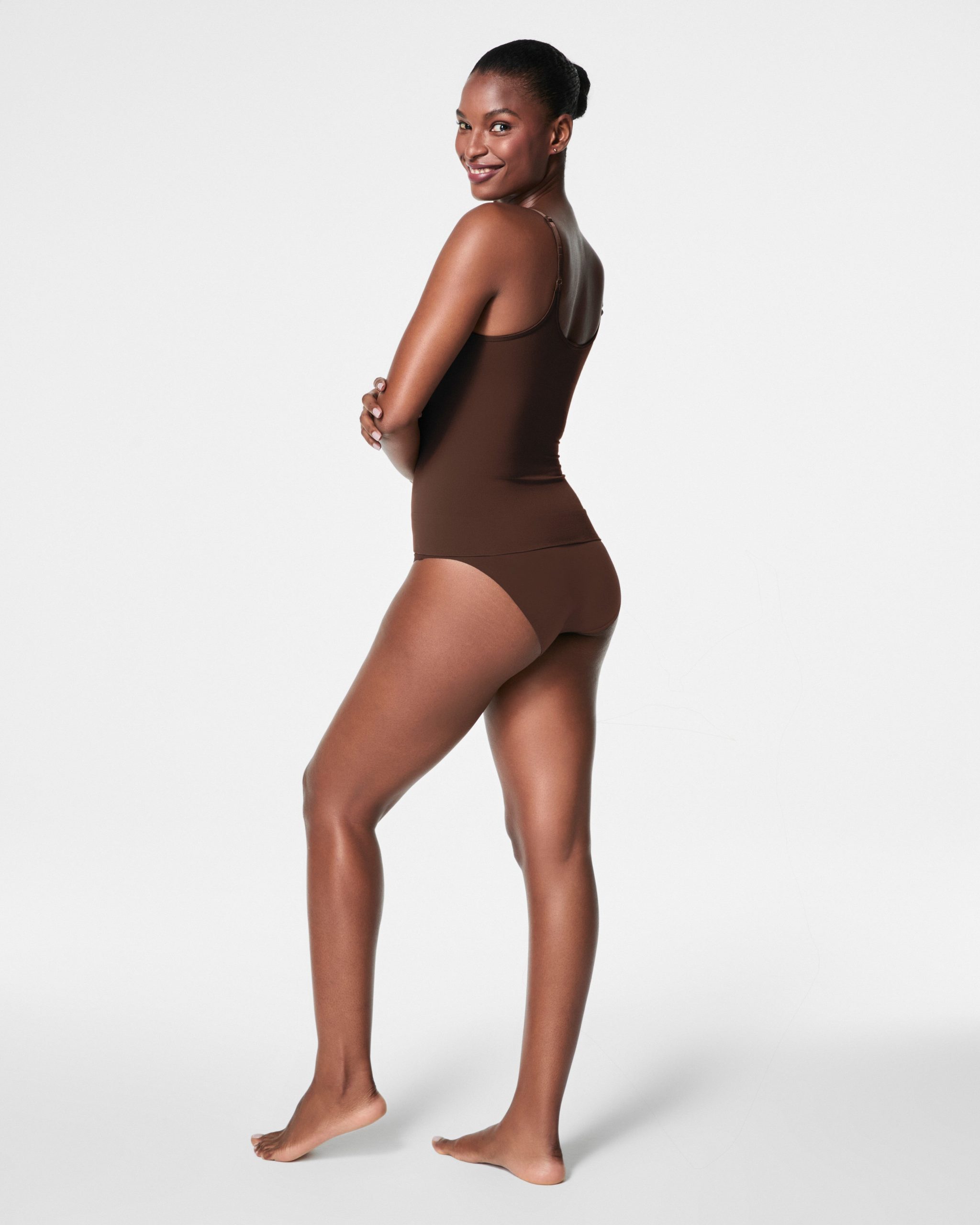 SPANXsculpt? Seamless Power Cami | Chestnut Brown - Image 4