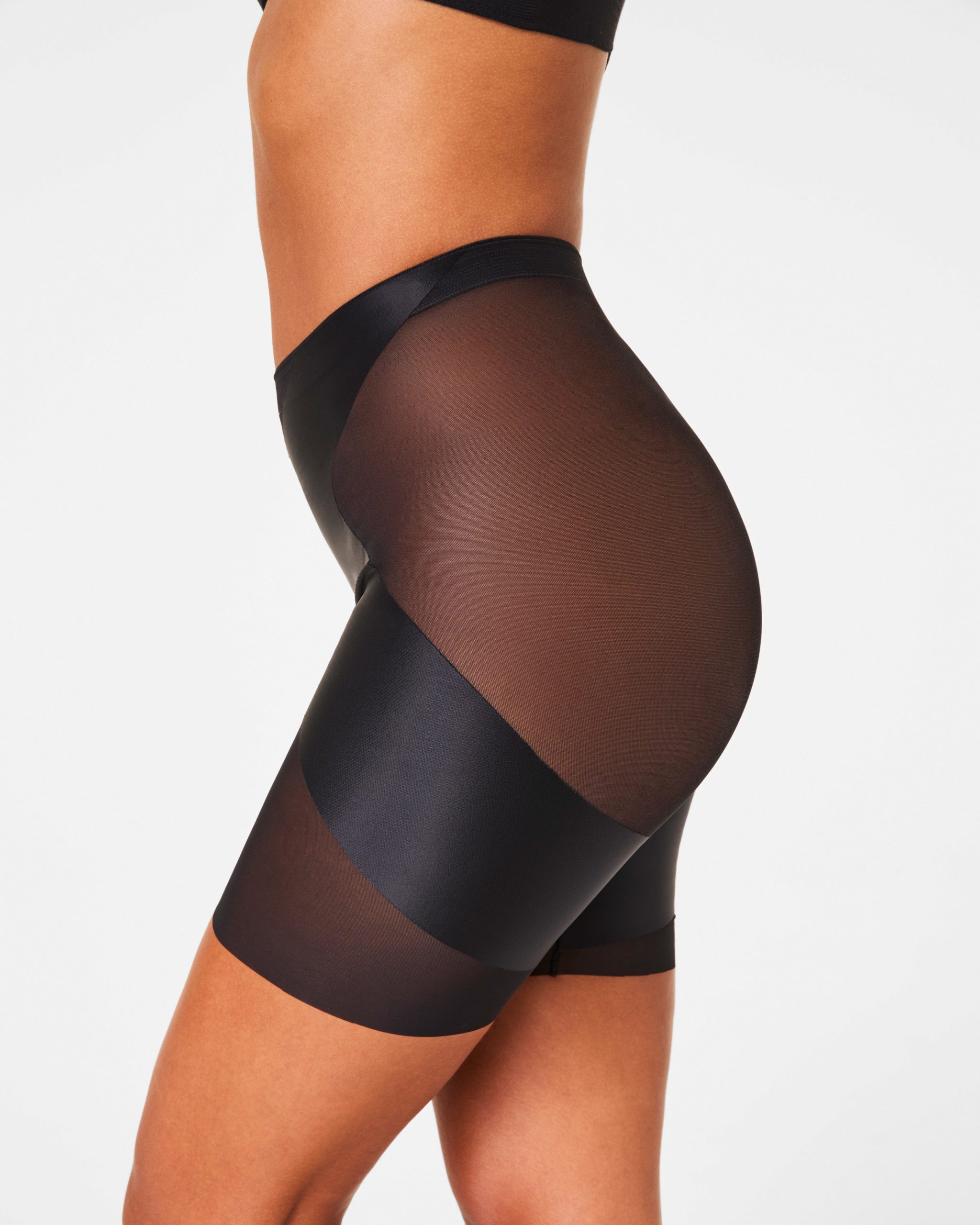 SPANXshape? Satin-X? Mid-Thigh Short | Very Black - Image 4