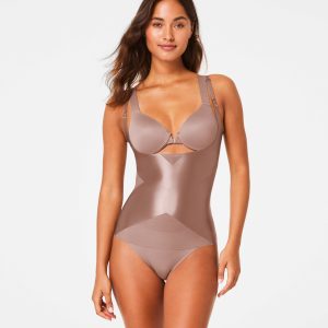 SPANXshape?  Satin-X? Open-Bust Cami | Cafe Au Lait