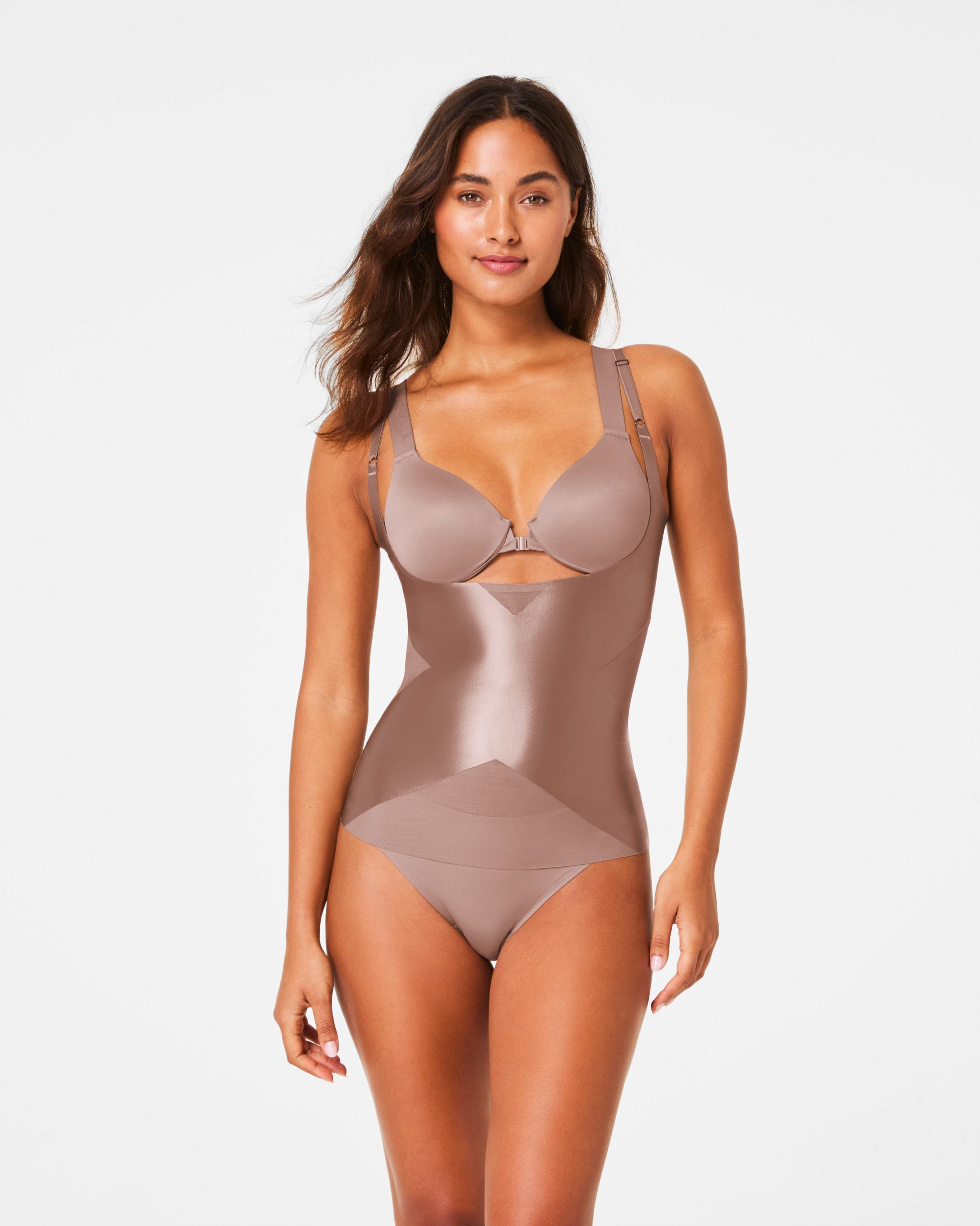 SPANXshape? Satin-X? Open-Bust Cami | Cafe Au Lait