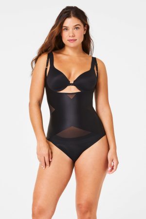 SPANXshape? Satin-X? Open-Bust Cami | Very Black