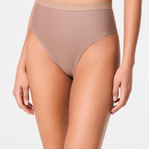 SPANXshape?  Invisible Supima? Cotton Thong | Cafe Au Lait