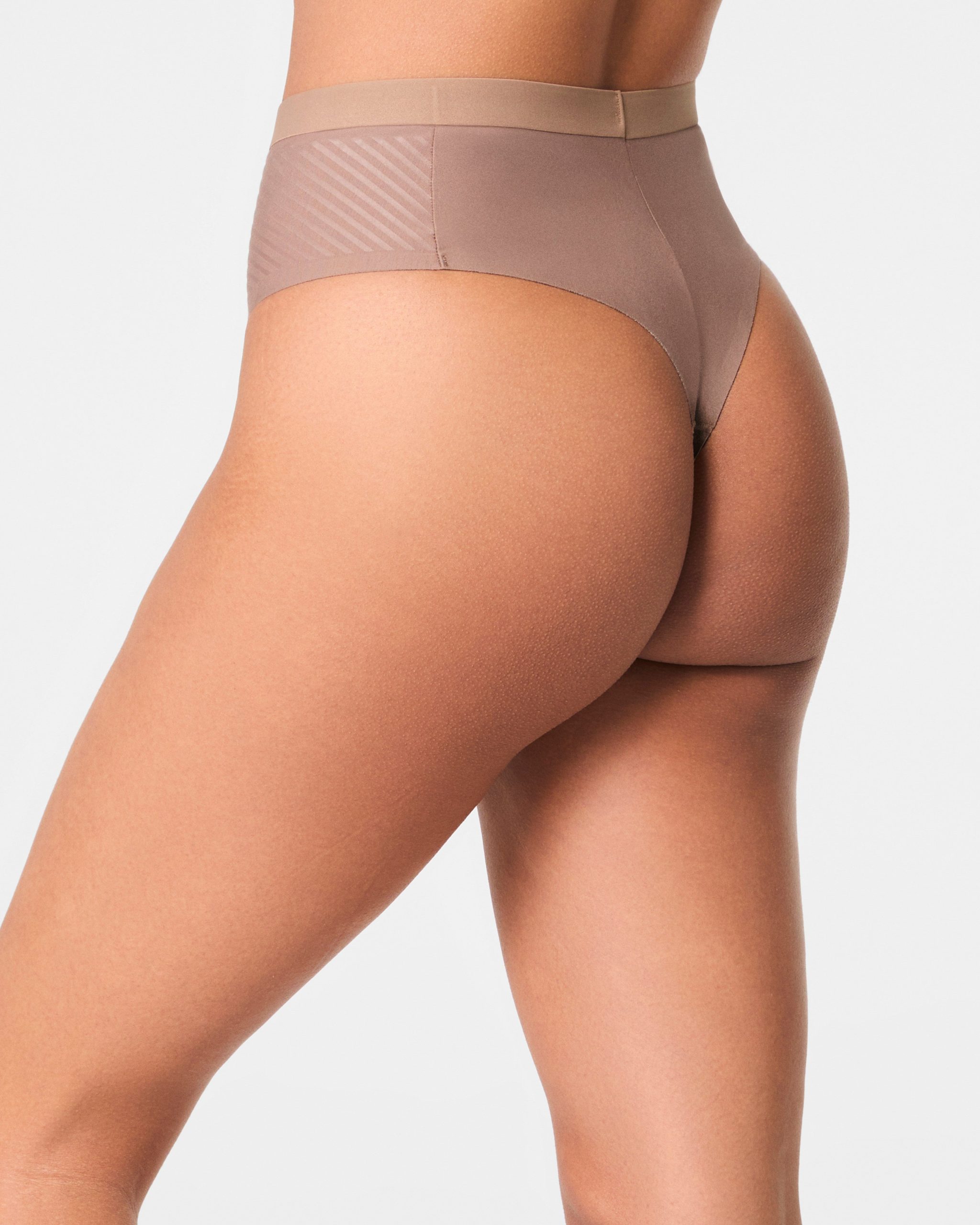 SPANXshape? Invisible Supima? Cotton Thong | Cafe Au Lait - Image 2