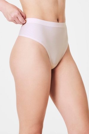 SPANXshape? Invisible Supima? Cotton Thong | Pink Blossom