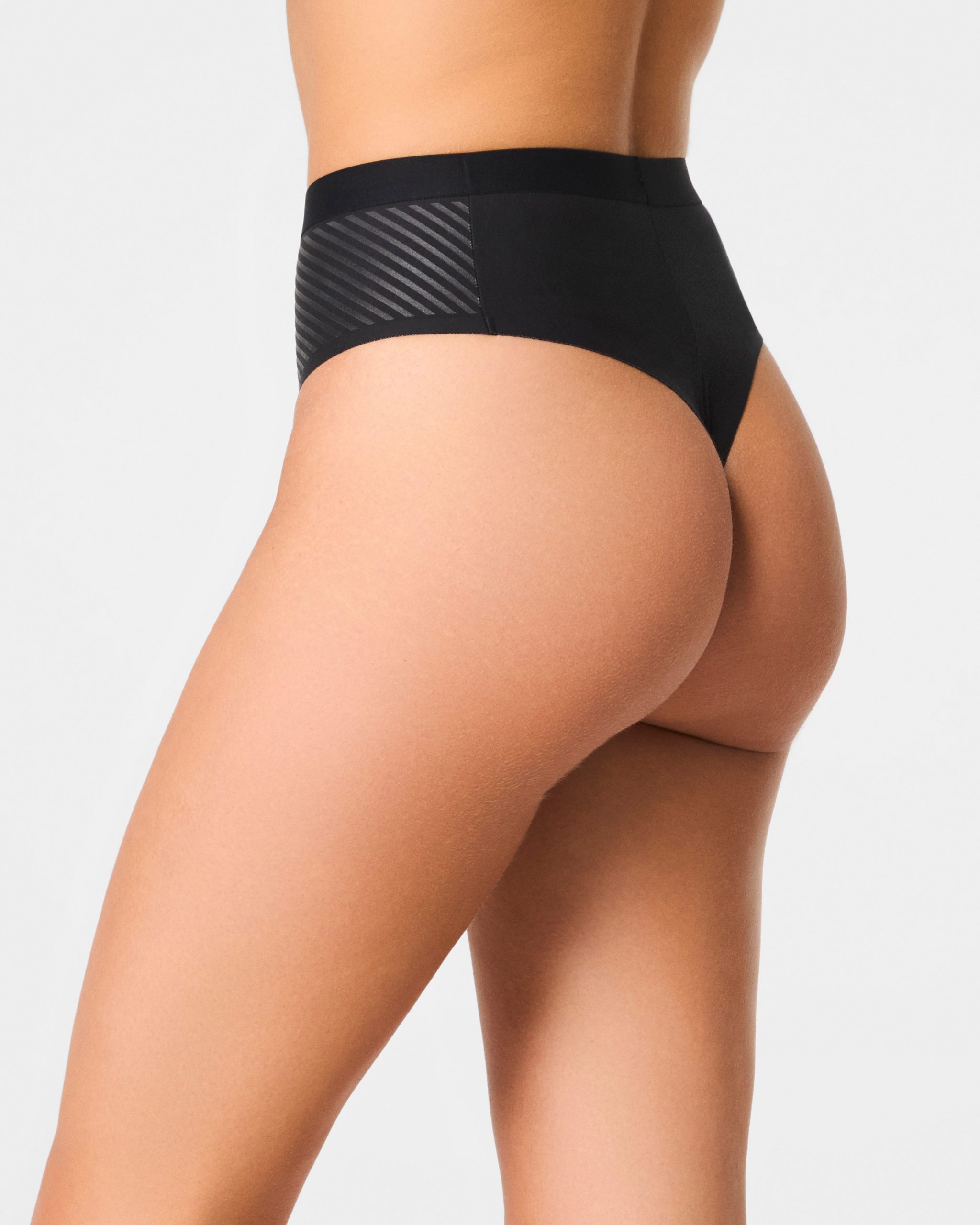 SPANXshape? Invisible Supima? Cotton Thong | Very Black - Image 2