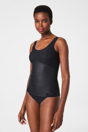 SPANXshape? Invisible Supima? Cotton Tank | Very Black