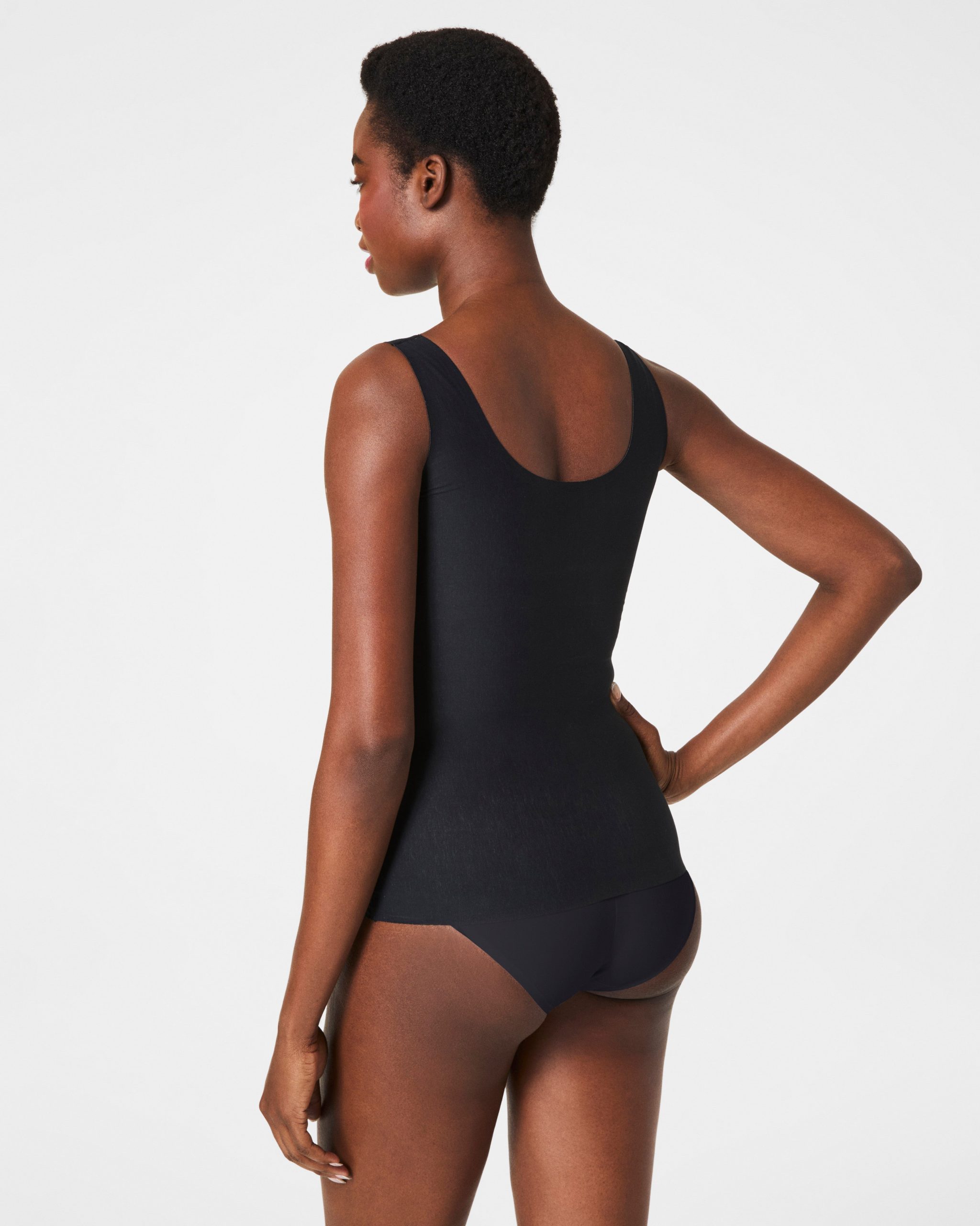 SPANXshape? Invisible Supima? Cotton Tank | Very Black - Image 2