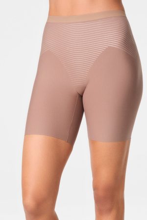 SPANXshape? Invisible Supima? Cotton Mid-Thigh Short | Cafe Au Lait