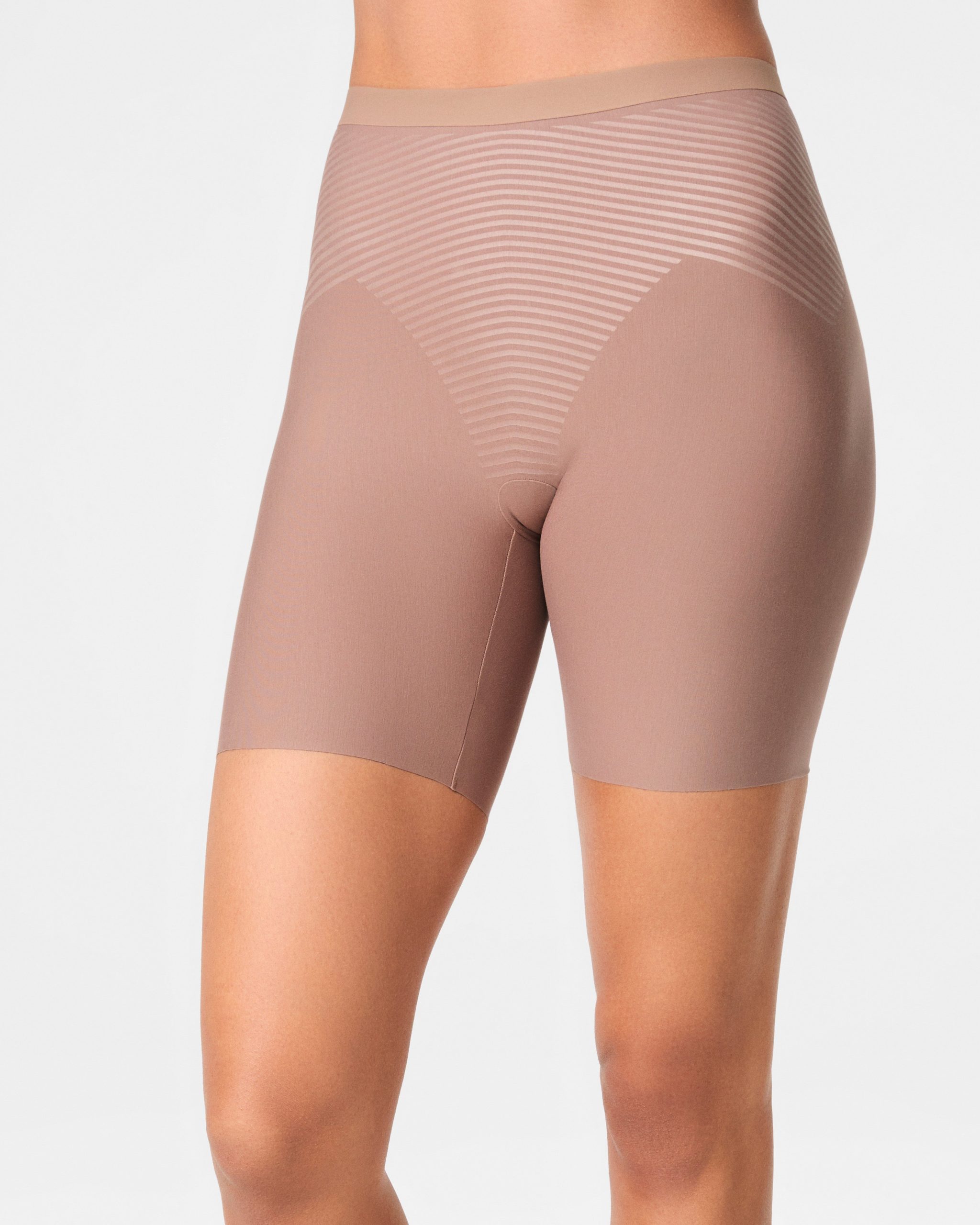 SPANXshape? Invisible Supima? Cotton Mid-Thigh Short | Cafe Au Lait