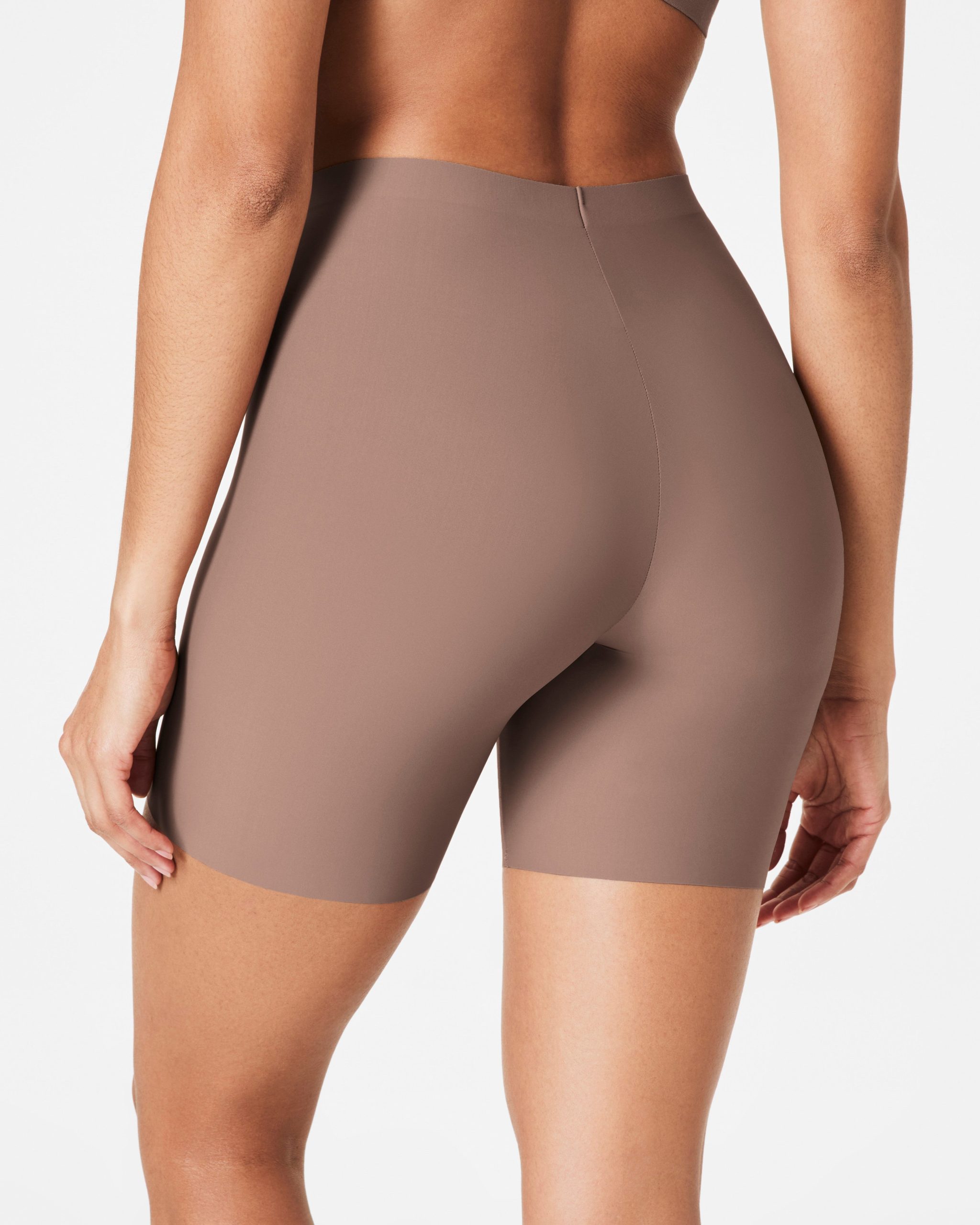 SPANXsupersmooth? Essential Mid-Thigh Short | Cafe Au Lait - Image 2