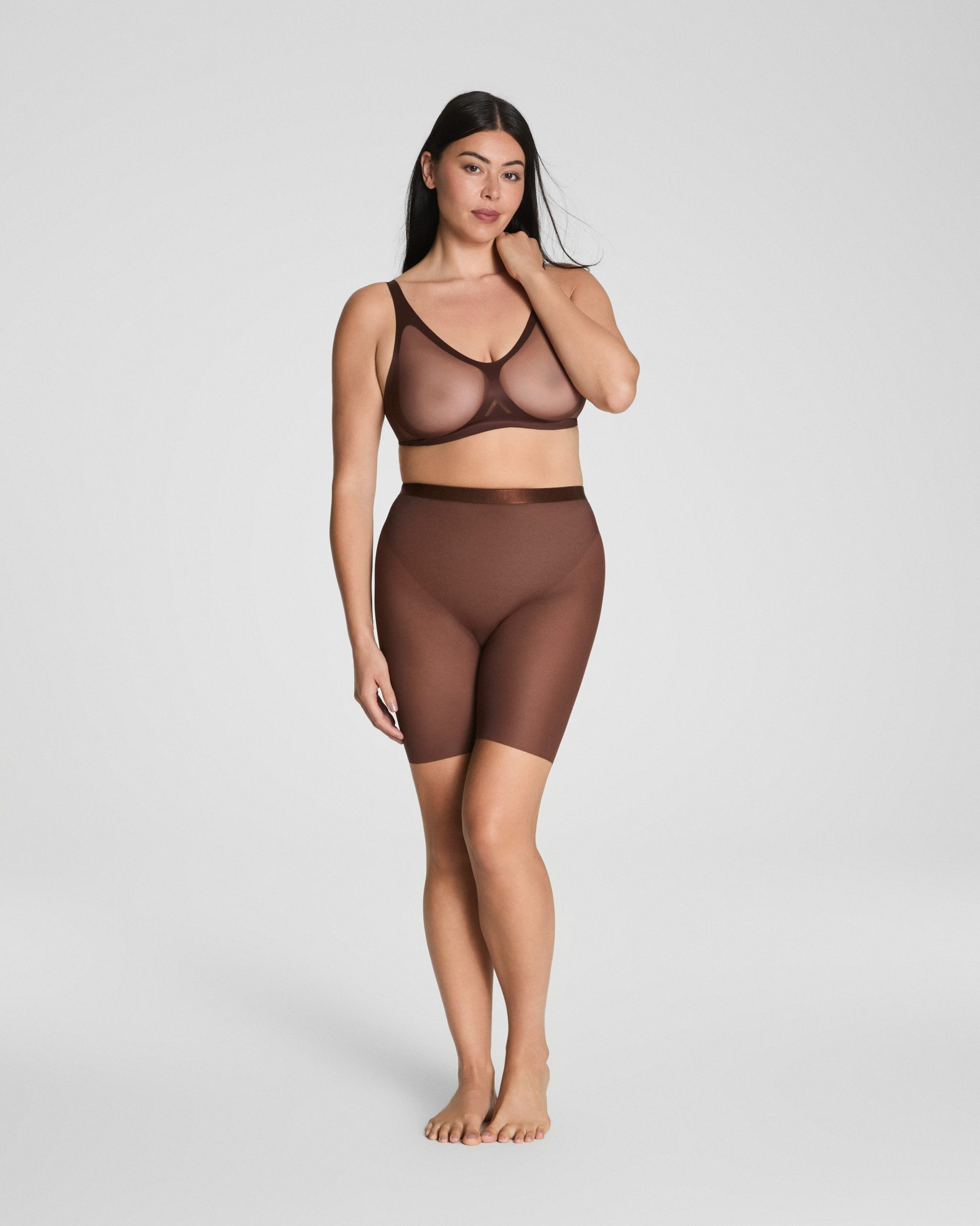 SPANXsupersmooth? SheerSense Mid-Thigh Short | Espresso