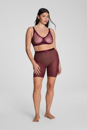 SPANXsupersmooth? SheerSense Mid-Thigh Short | Plum Berry