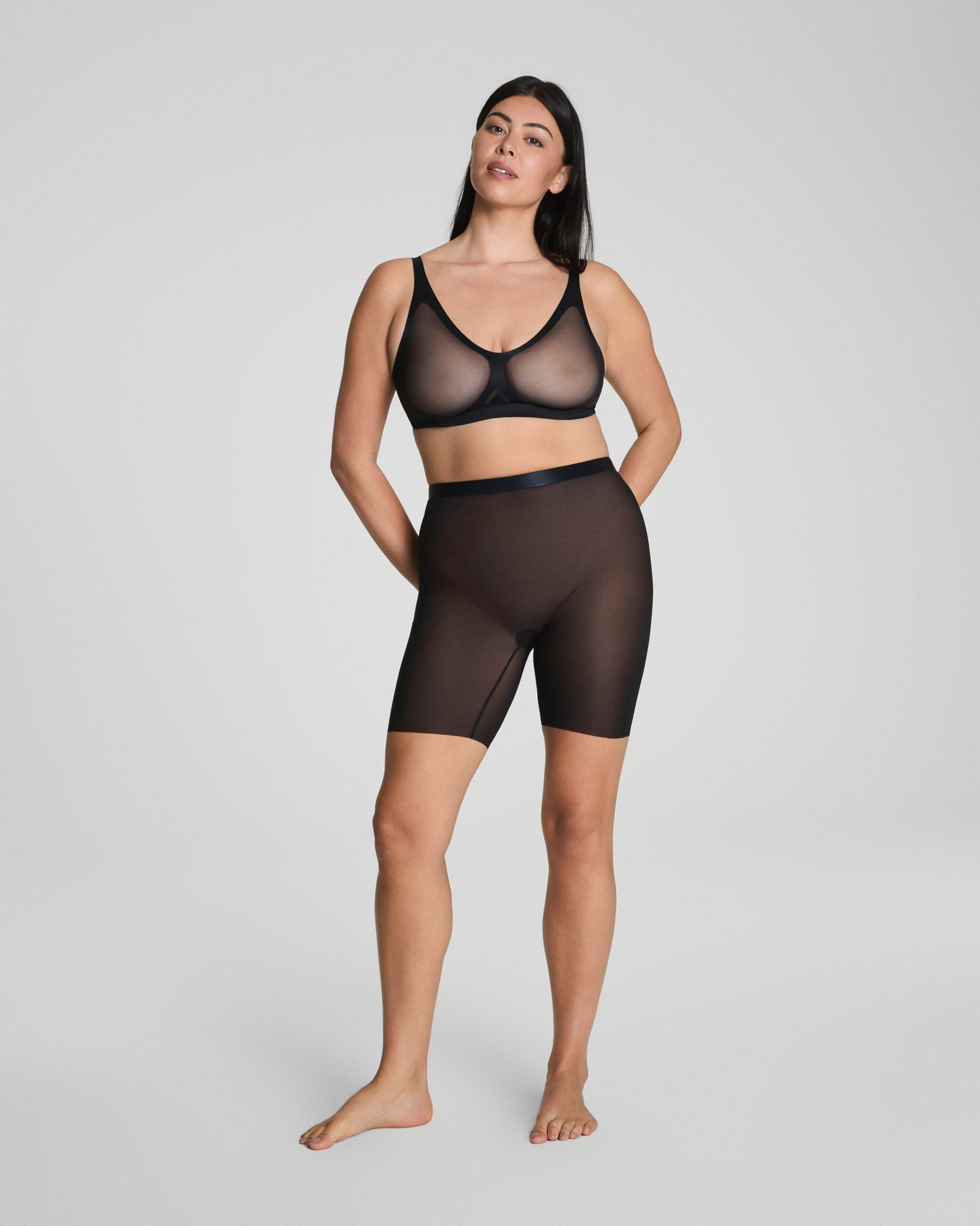 SPANXsupersmooth? SheerSense Mid-Thigh Short | Very Black