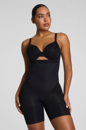 SPANXsculpt? GoFigure High-Waisted Mid-Thigh Short | Very Black