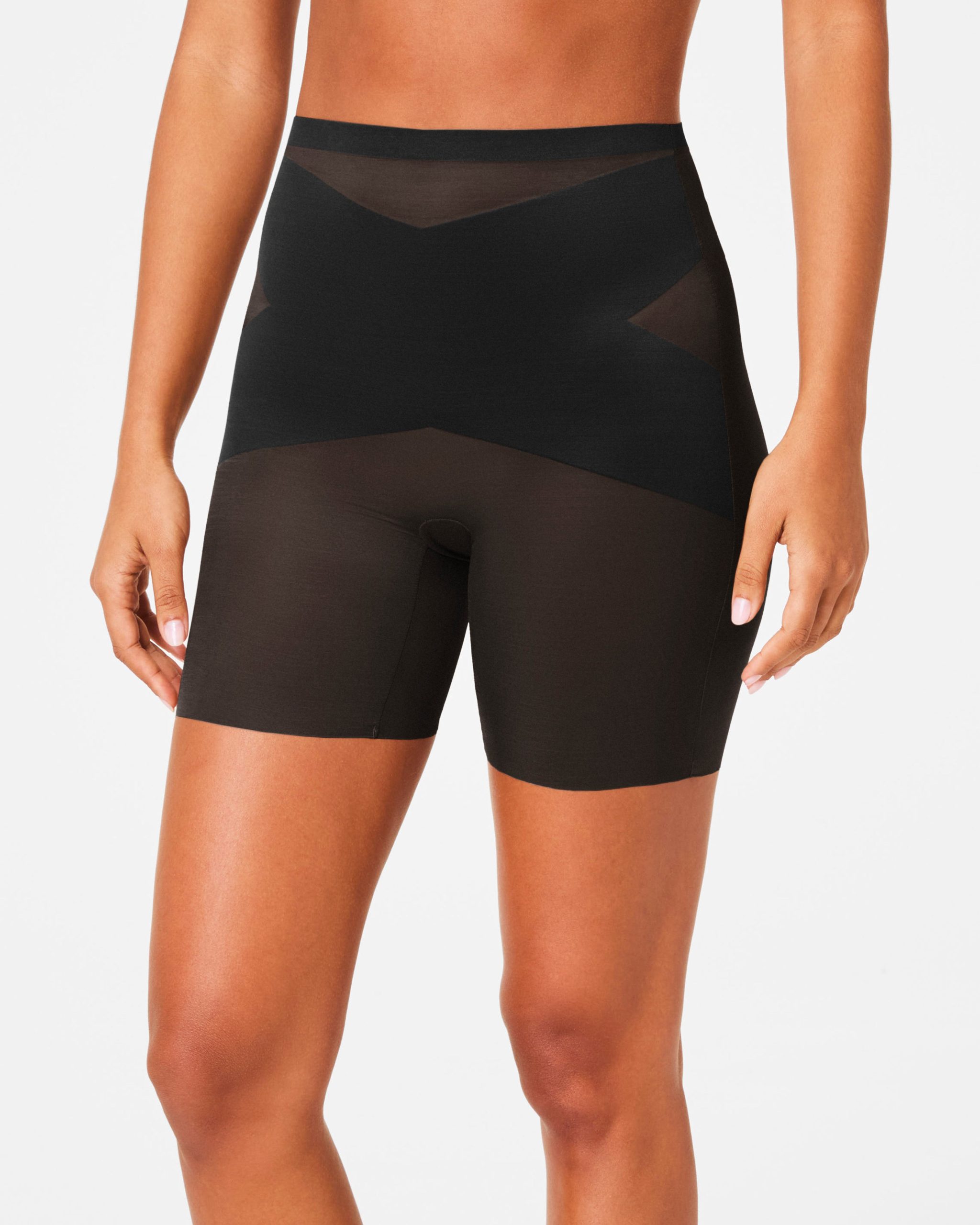 SPANXshape? Skinny Britches? Mid-Thigh Short | Very Black - Image 3