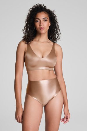 SPANXshape? LuxeShine Bralette | Cafe Au Lait Shimmer