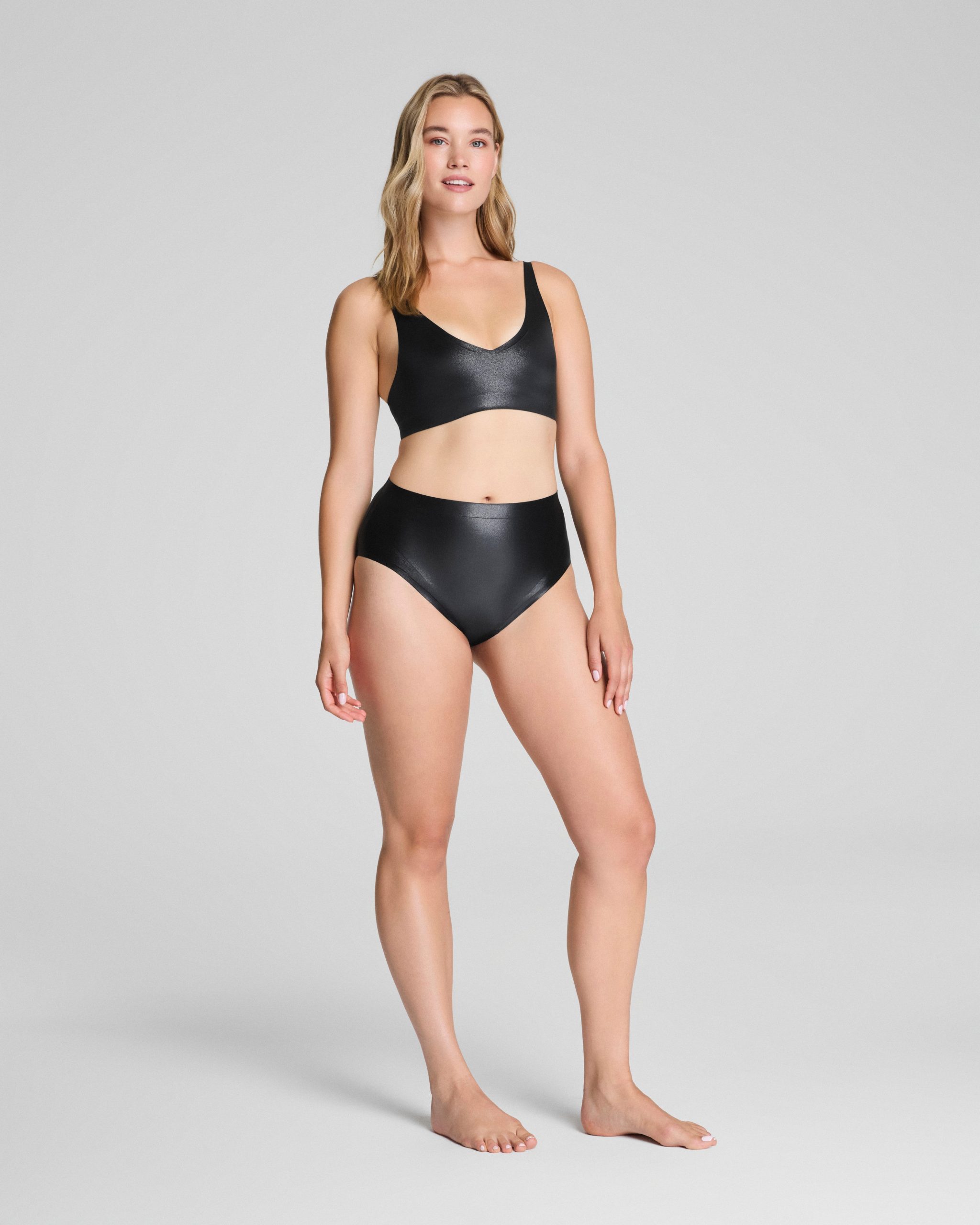 SPANXshape? LuxeShine Bralette | Very Black Shimmer - Image 5