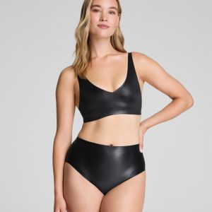 SPANXshape?  LuxeShine Bralette | Very Black Shimmer