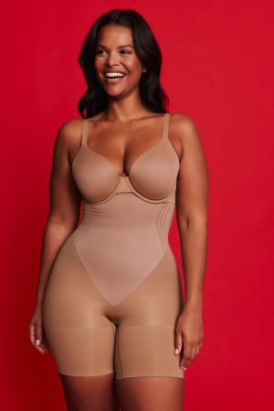 SPANXsculpt? GoFigure High-Waisted Mid-Thigh Short | Cinnamon